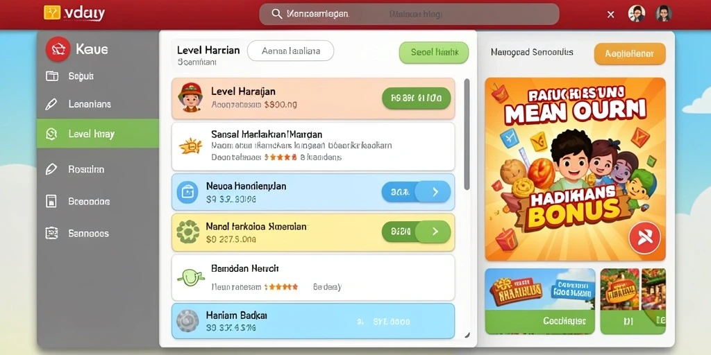 Tampilan awal permainan yang menakjubkan.