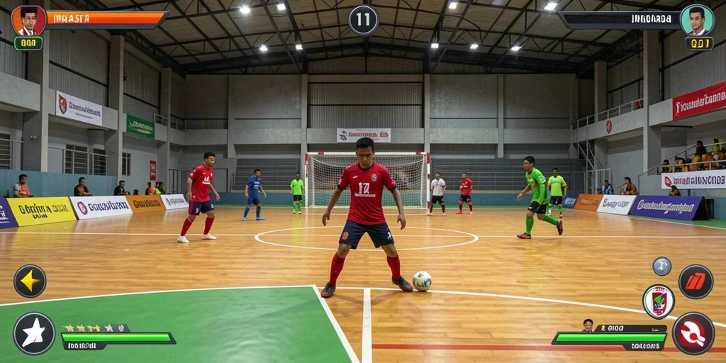 Screenshot menampilkan karakter utama dalam aksi.