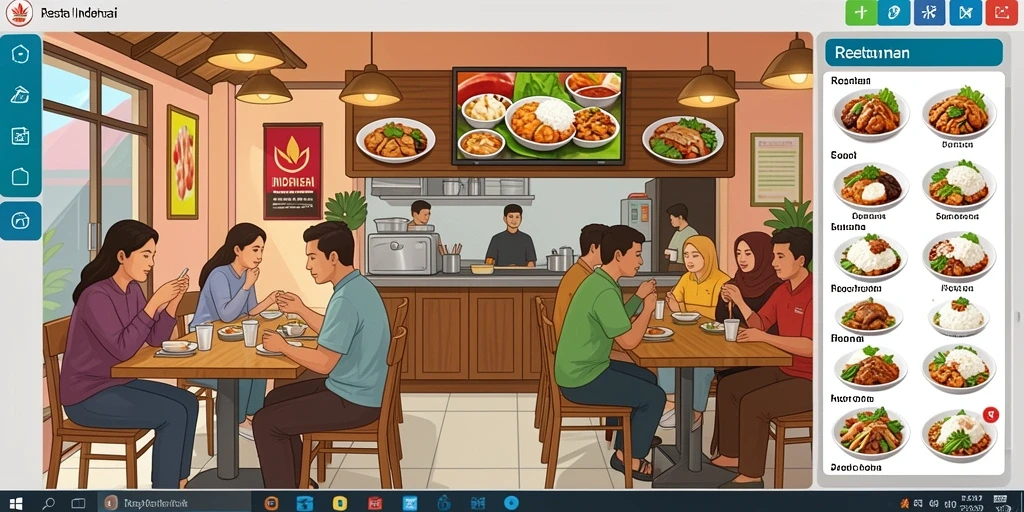 Tampilan awal permainan yang menarik perhatian.