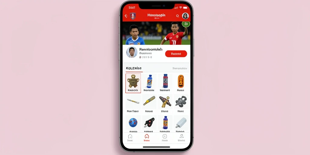 Tampilan antarmuka yang menarik untuk permainan.