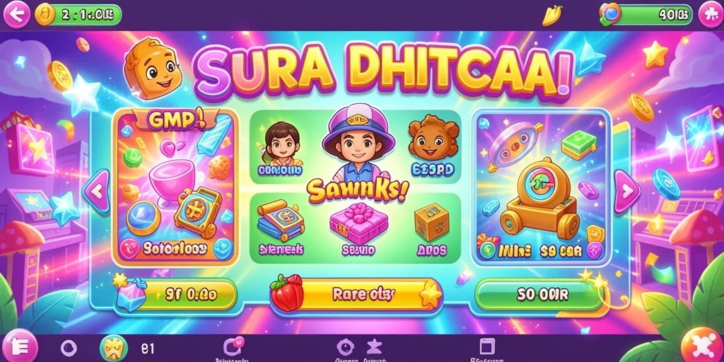 Tampilan pertama dari dunia permainan yang menawan.