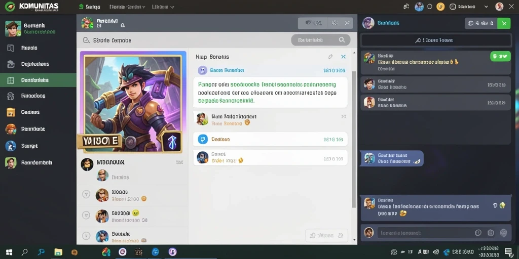Screenshot menunjukkan karakter utama dalam misi seru.